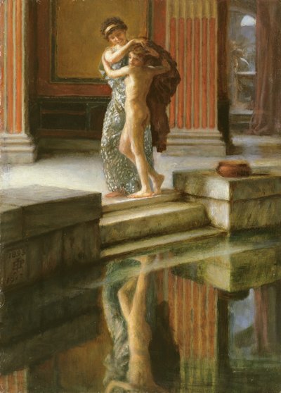 Idle Fears, Oil Sketch, 1893-1913 by Edward John Poynter